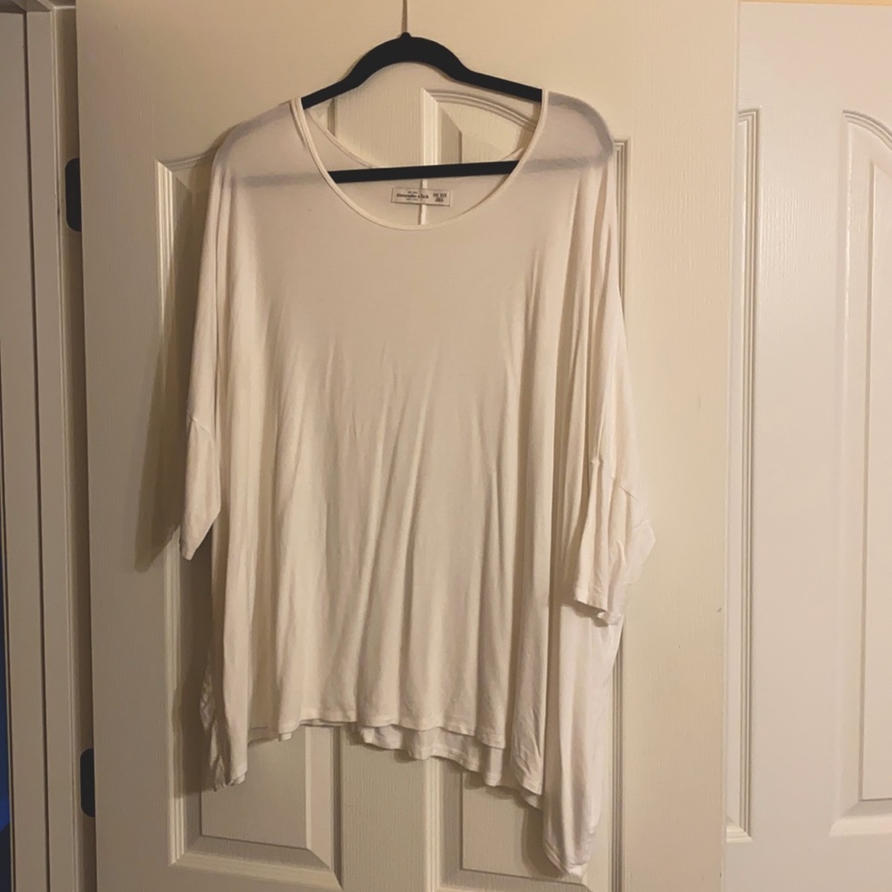 Oversized white shirt